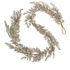 Alison At Home 6' Glitter Leaf Garland With Led