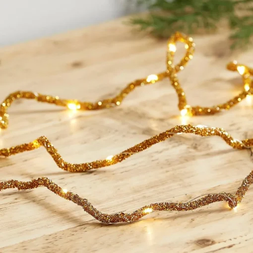 Alison At Home Set Of Three 6.5' Glitter Rope Lights