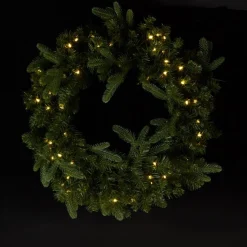 American Tree 24" Wreath With 60 Led Fairy Lights