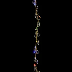 As Is August & Leo Handmade Crystal Beaded Multifunction Led Garland 2-Pack