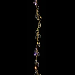 As Is August & Leo Handmade Crystal Beaded Multifunction Led Garland 2-Pack