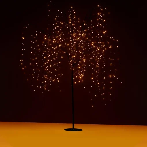 As Is Winter Lane 7' Color Changing Willow Tree