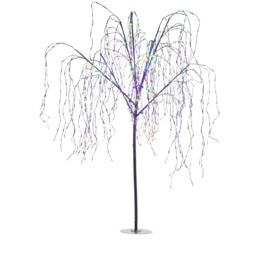 As Is Winter Lane 7' Color Changing Willow Tree