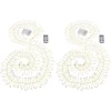 August & Leo Handmade Crystal Beaded Multifunction Led Garland 2-Pack