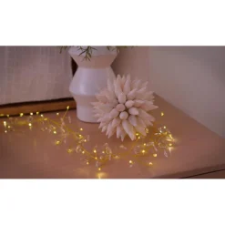 August & Leo Handmade Crystal Beaded Multifunction Led Garland 2-Pack