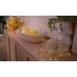 August & Leo Handmade Crystal Beaded Multifunction Led Garland 2-Pack