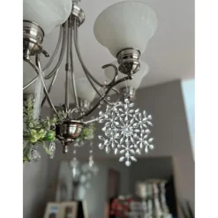 August & Leo Mini Jeweled Snowflakes Set Of 3
