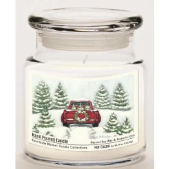 Courtside Market Candle W/ Essential Oils + Lid-Tree Farm Tradition Ii