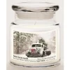 Courtside Market Candle W/ Essential Oils + Lid- Snowy Christmas Truck