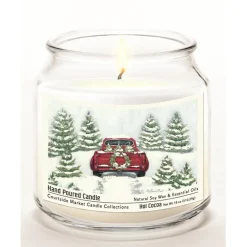 Courtside Market Candle W/ Essential Oils + Lid-Tree Farm Tradition Ii