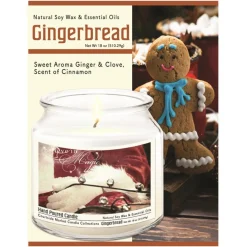Courtside Market Candle With Essential Oils & Lid - Santa Wonderland