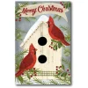 Courtside Market Canvas Wall Art - Cardinals Bird House, 16" X 20"