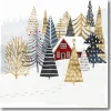 Courtside Market Christmas Chalet I Canvas Wall Art