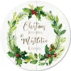 Courtside Market Christmas Wishes Wreath 12X12 Circular Wood Decor