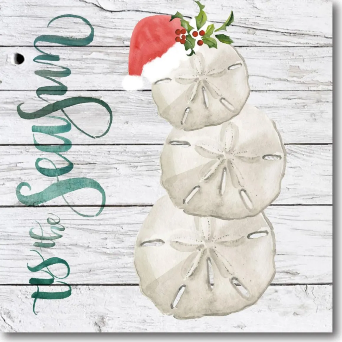 Courtside Market Coastal Christmas I Canvas Wall Art