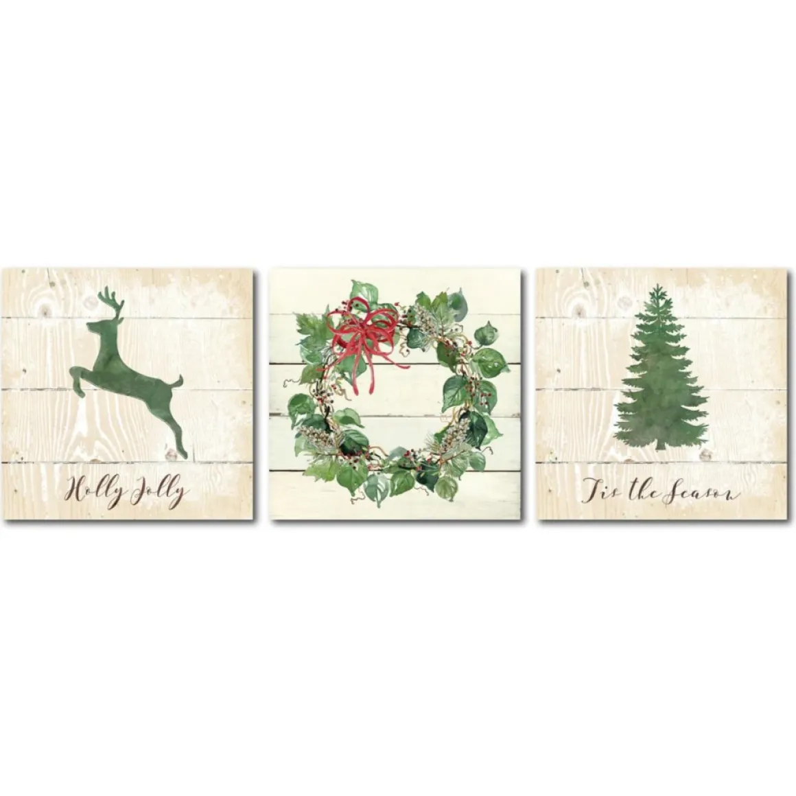 Courtside Market Holly Jolly 30X30 Canvas Wall Art