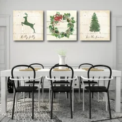 Courtside Market Holly Jolly 30X30 Canvas Wall Art