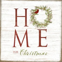Courtside Market Home For Christmas Canvas Wall Art