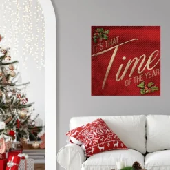 Courtside Market It's That Time Of The Year 24"X24" Decal Wall Art