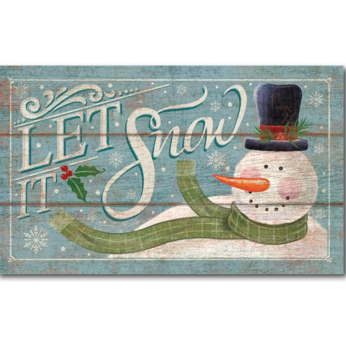 Courtside Market Let It Snow Canvas Wall Art