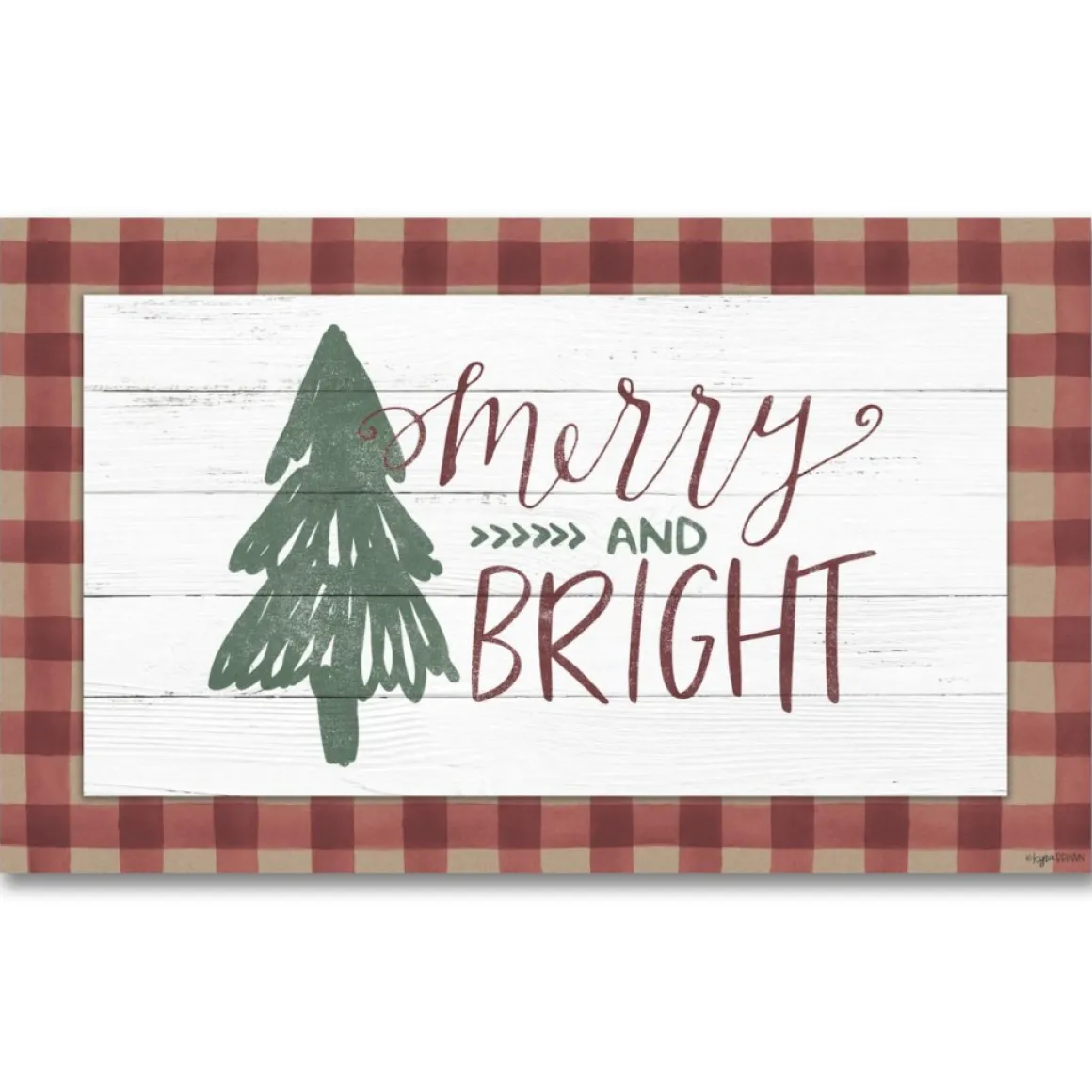 Courtside Market Merry And Bright Canvas Wall Art