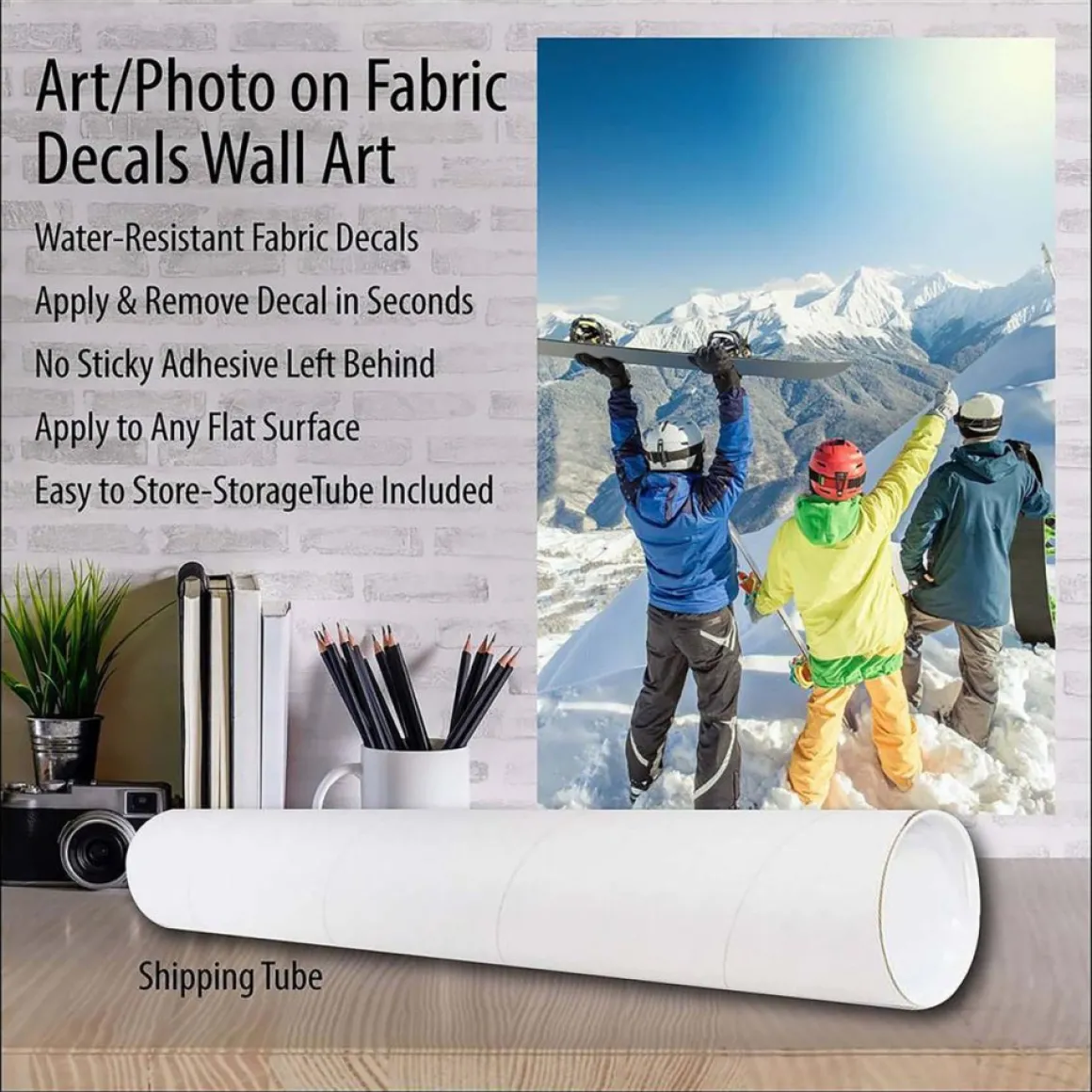 Courtside Market Naughty Until Proven Nice 24"X24" Decal Wall Art