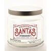 Courtside Market Santa's Workshop Infused Wax Candle With Silver Lid