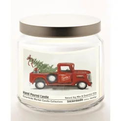 Courtside Market Santos Tree Farm Infused Soy Wax Candle With Lid