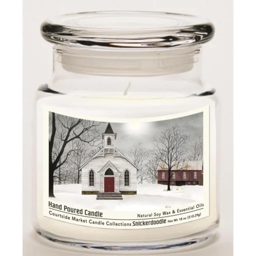 Courtside Market Soy Candle W/ Essential Oils + Lid - Love One Another
