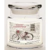Courtside Market Soy Candle W/ Essential Oils + Lid - Merry Christmas