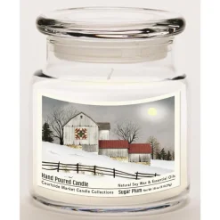 Courtside Market Soy Candle W/ Essential Oils + Lid - Quilted Barn