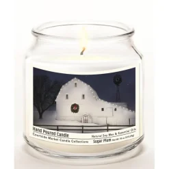 Courtside Market Soy Candle With Essential Oils + Lid- Christmas Night