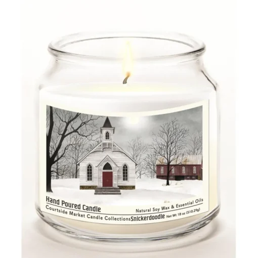 Courtside Market Soy Candle W/ Essential Oils + Lid - Love One Another