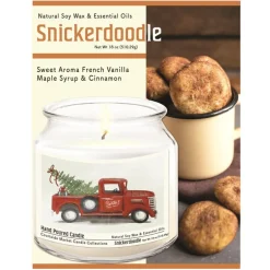 Courtside Market Soy Candle W/ Essential Oils + Lid- Santa's Tree Farm