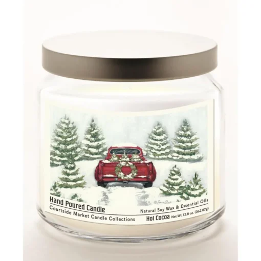 Courtside Market Tree Farm Tradition Ii Infused Soy Candle In Glass