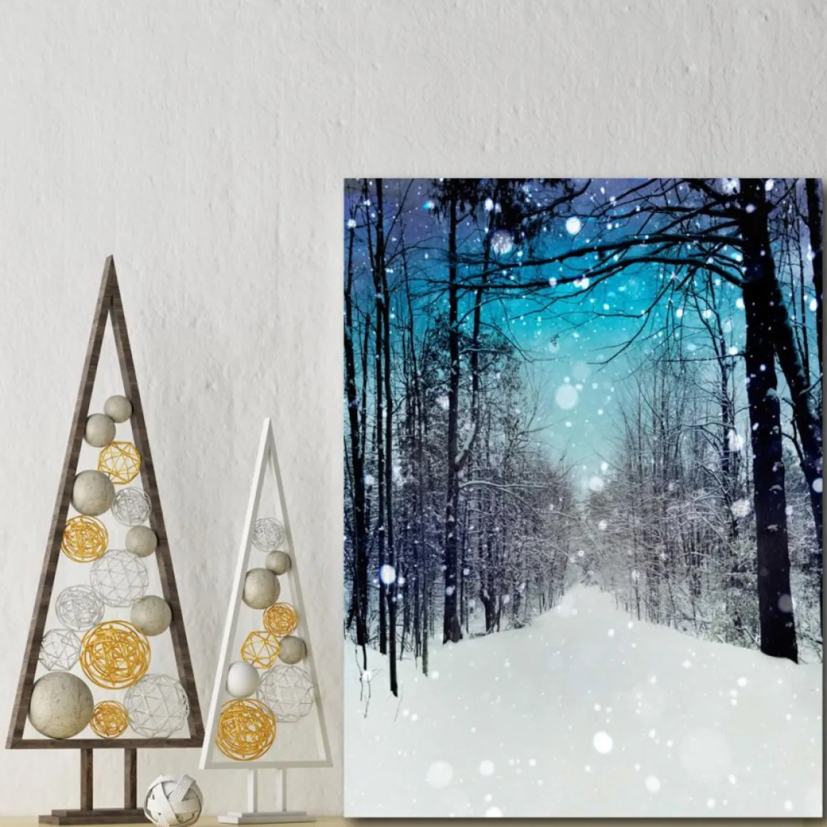 Courtside Market Winter Wonderland Canvas Wall Art