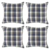 Design Imports Checkered Pillow Covers 18X18 Set Of 4