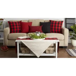 Design Imports Gingham Buffalo Check Pillow Covers Set Of 4