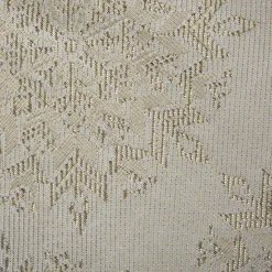 Design Imports Winter Sparkle Jacquard Metallic Square Table Topper