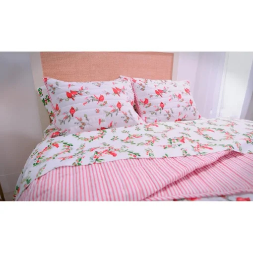 Emryn House 100% Cotton 3-Piece Quilt Set