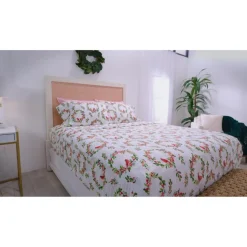 Emryn House 4-Piece Cotton Holiday Sheet Set
