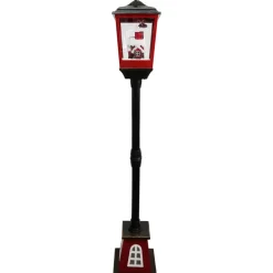 Fraser Hill Farm 53" Musical Street Lamp W/ Flying Santa