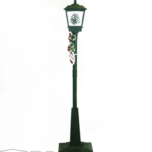 Fraser Hill Farm Let It Snow 71" Street Lamp W/ Tree & Signs Decor