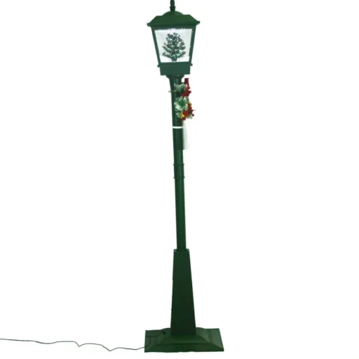 Fraser Hill Farm Let It Snow 71" Street Lamp W/ Tree & Signs Decor