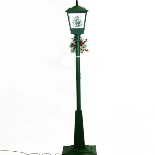 Fraser Hill Farm Let It Snow 71" Street Lamp W/ Tree & Signs Decor