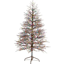 6' Frosted Berry Twig Christmas Tree With 350 Lights