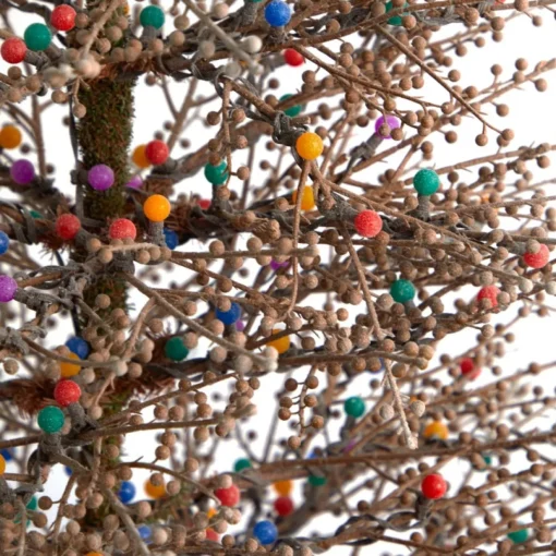 6' Frosted Berry Twig Christmas Tree With 350 Lights