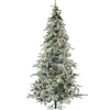 9-Ft. Flocked Mountain Pine Christmas Tree