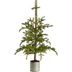 4.5Ft. Prelit Christmas Pine Tree In Planter