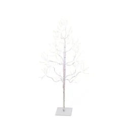 Gerson 3' White Electric Birch Tree With Led Lights
